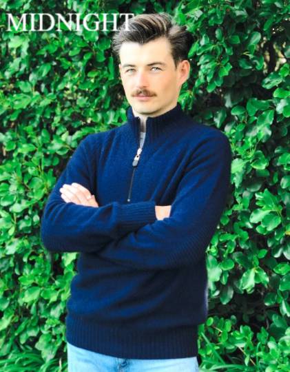 Lothlorian Merino Possum Mens Patch Jumper Jumper